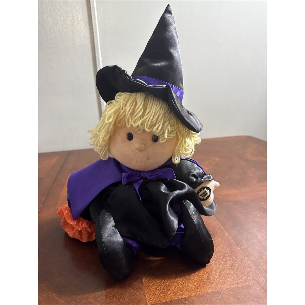 Laughing Talking Witch‎ Sitting 14" Plush - Happy Halloween Untested